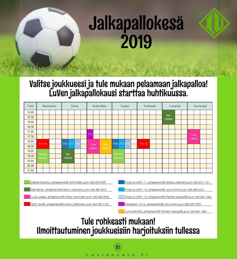 LuVe jalkapallomainos