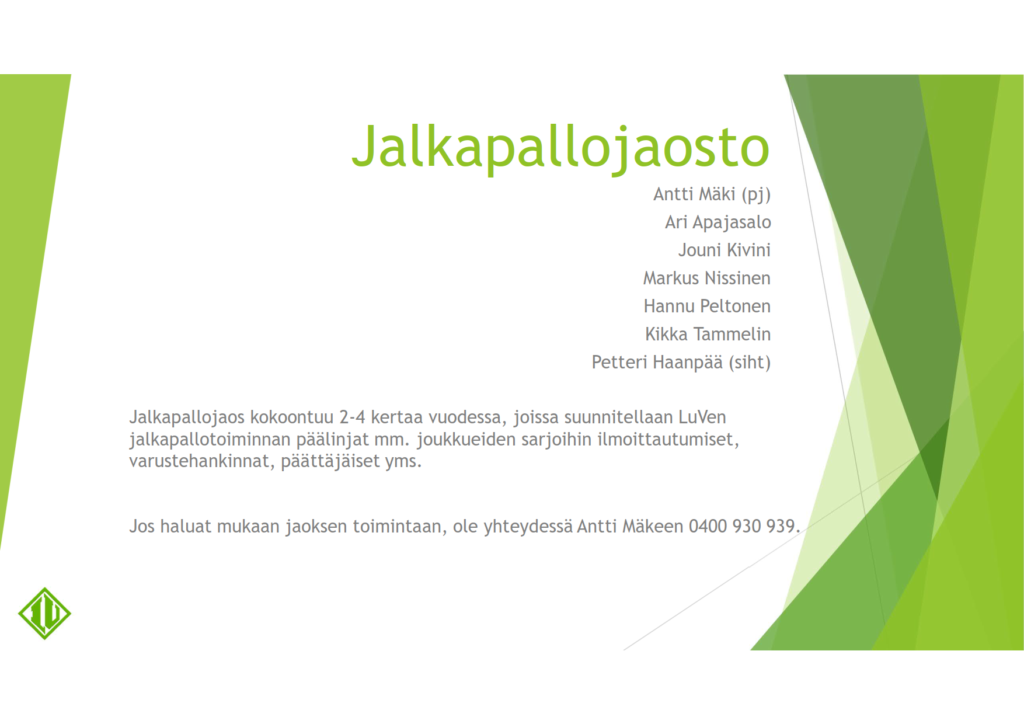 Luvian Vedon jalkapalloinfo 2018_2