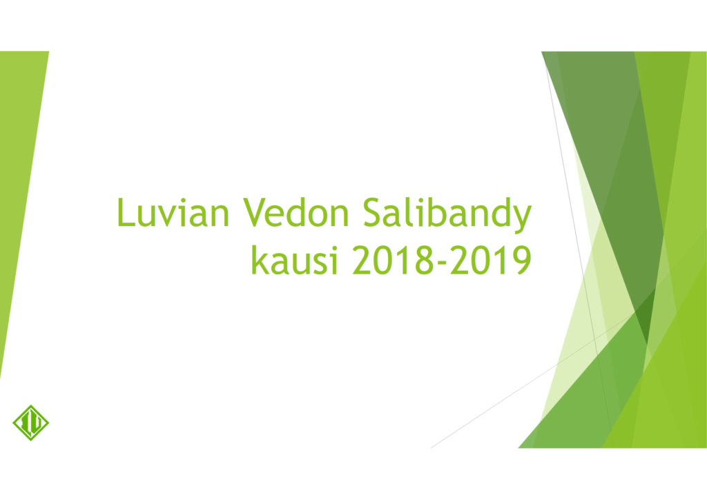 Luvian Vedon salibandyinfo 2018_1